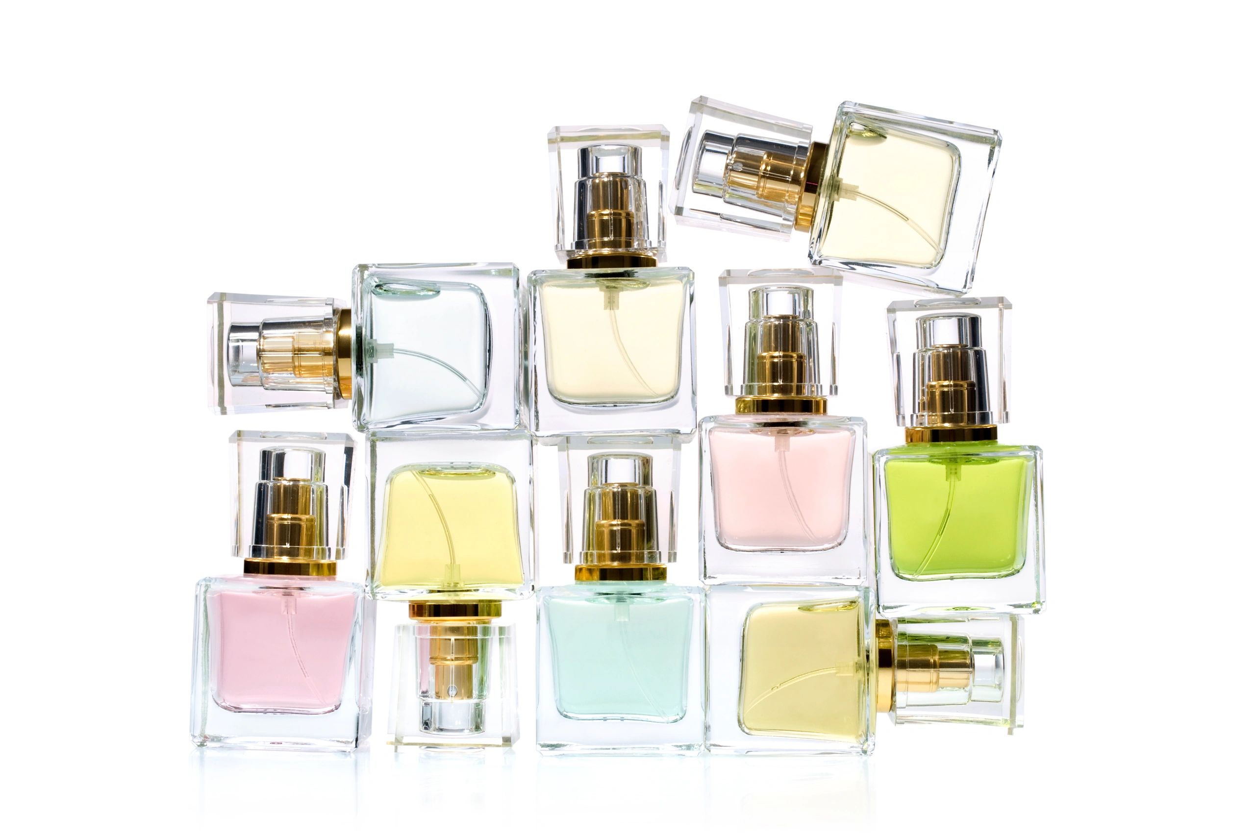 Customer opening a fragrance sample box